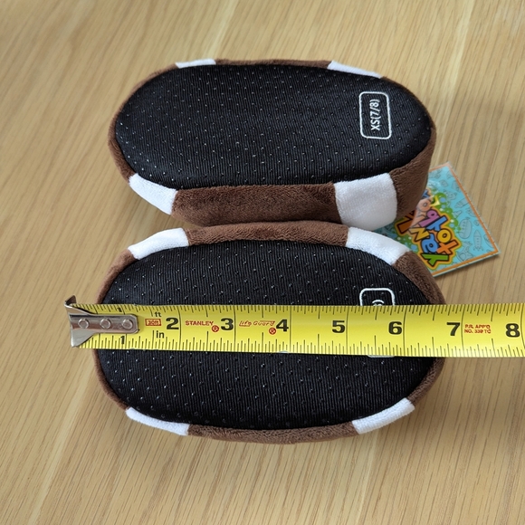 ✨HOST PICK✨NWT Kids Football Plush Mooshy Slippers (Various Sizes Available) - Picture 6 of 14